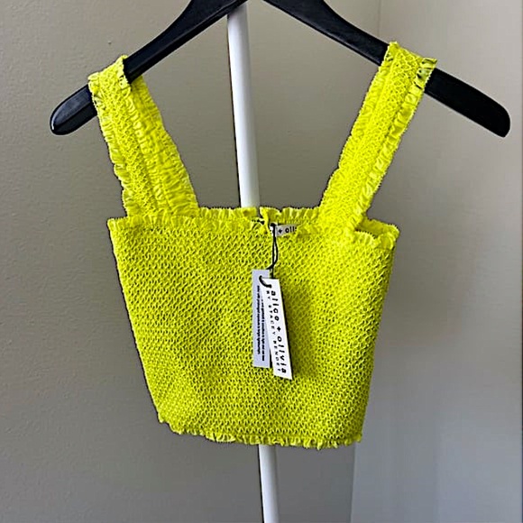 Penelope Smocked Ruffle Crop Top - Picture 11 of 14